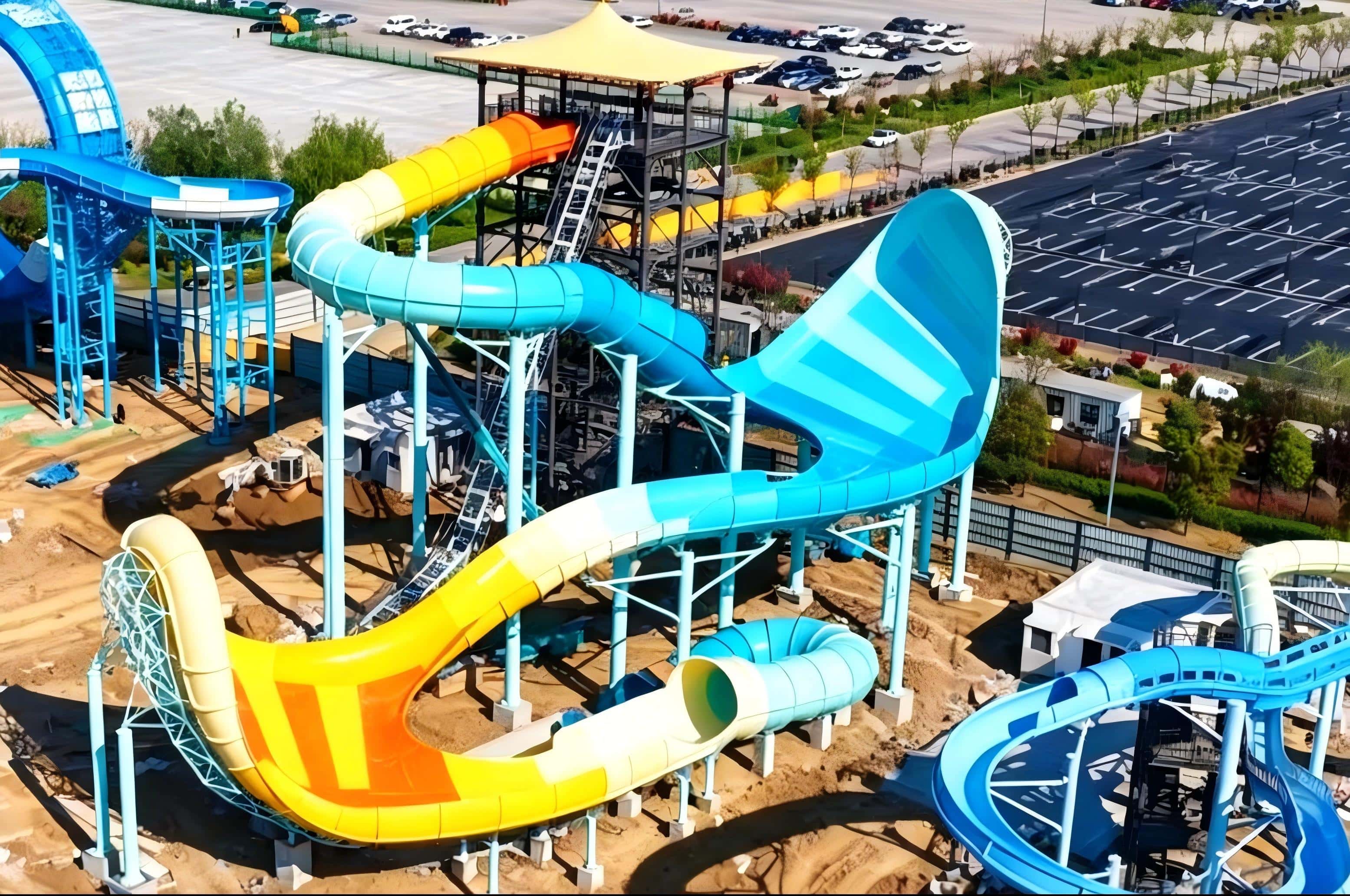 扬州世博园加勒比水世界建设进入尾声，6月18日盛大启幕在即