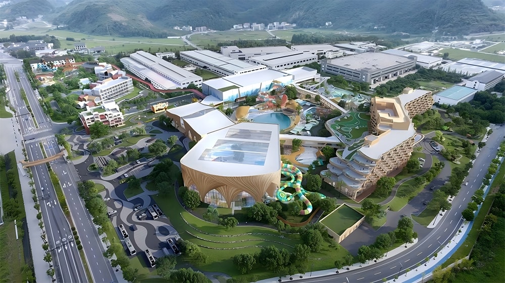 一站式玩水目的地丨桐庐开元森泊水乐园即将进入设备调试验收阶段，预计暑期盛大开园